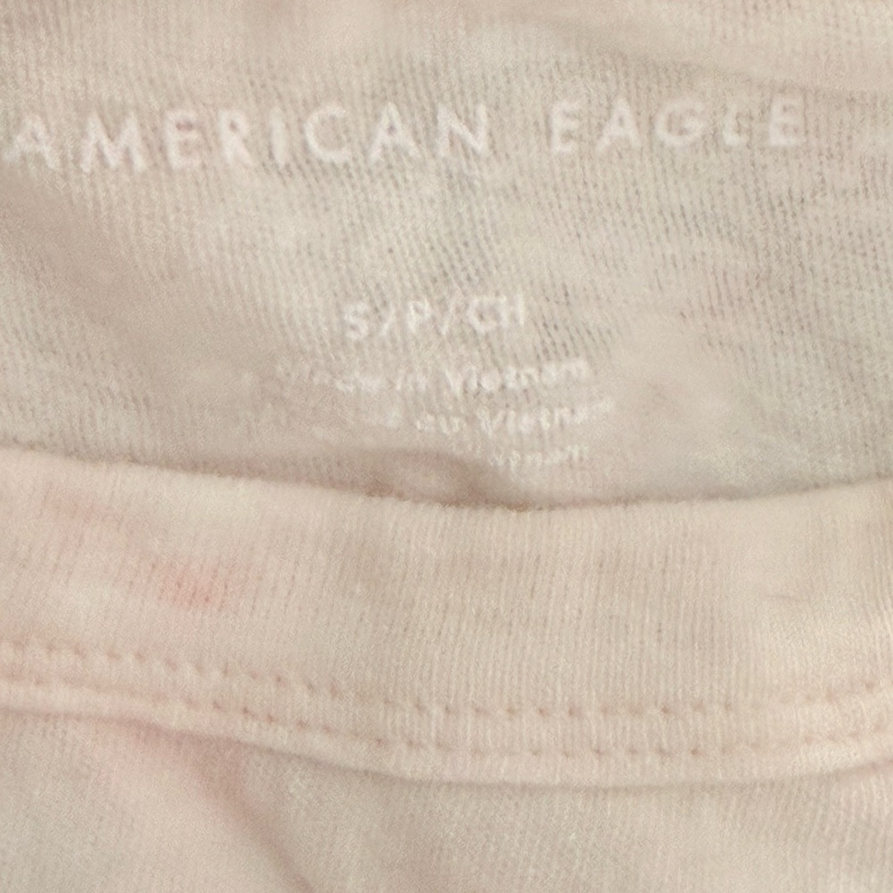 American Eagle Outfitters Malibu Tennis Club Pink & White Graphic Tee NWT S M - Picture 8 of 11